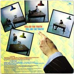 Sham 69 LP Tell us the truth  kansi EX levy EX Käytetty LP