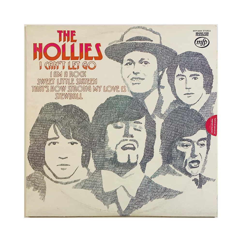 Hollies LP I can’t let go  kansi EX levy EX Käytetty LP
