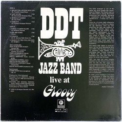 DDT jazzband LP Live at Groovy  kansi VG levy EX- Käytetty LP