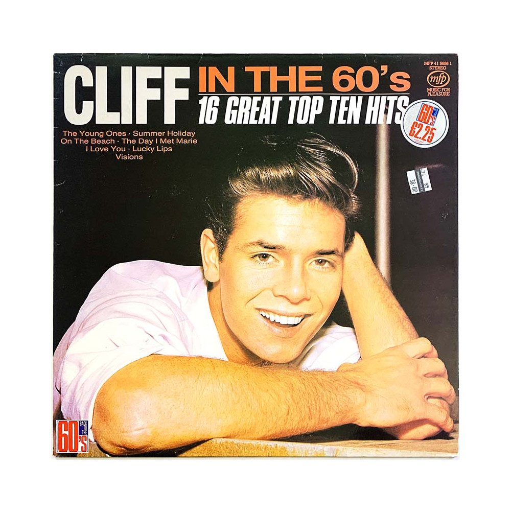 Richard Cliff LP In the 60’s 16 great top ten hits  kansi EX- levy EX Käytetty LP