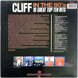 Richard Cliff LP In the 60’s 16 great top ten hits  kansi EX- levy EX Käytetty LP