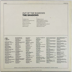 Shadows 1962 C 048-50 726 Out of the shadows Begagnat LP