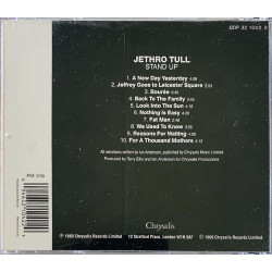 Jethro Tull CD Stand Up  kansi EX levy EX Käytetty CD