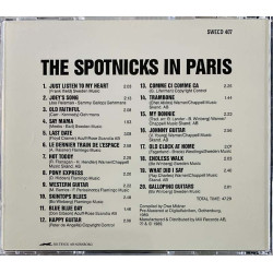 Spotnicks 1963 SWECD 407 Spotnicks in Paris CD Begagnat