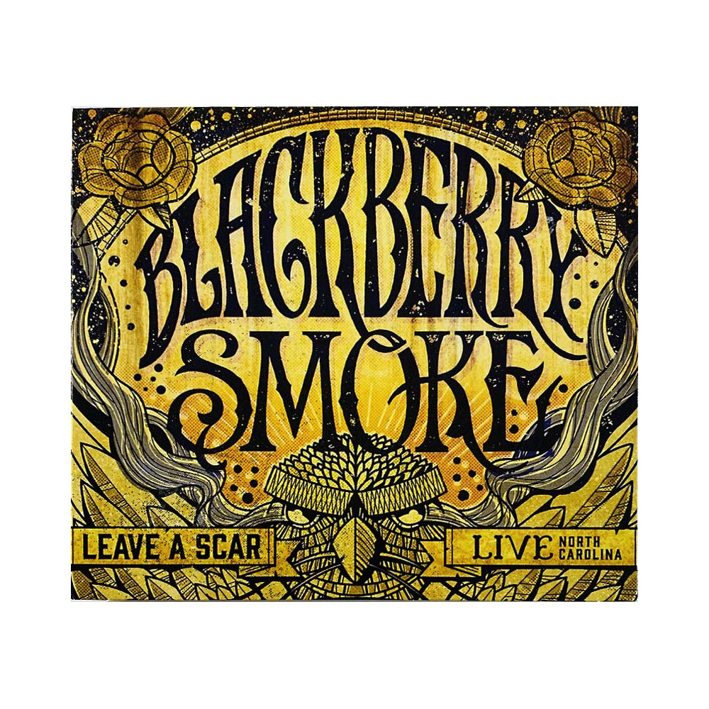 Blackberry Smoke CD Leave A Scar Live DVD + 2CD  kansi EX levy EX Käytetty CD