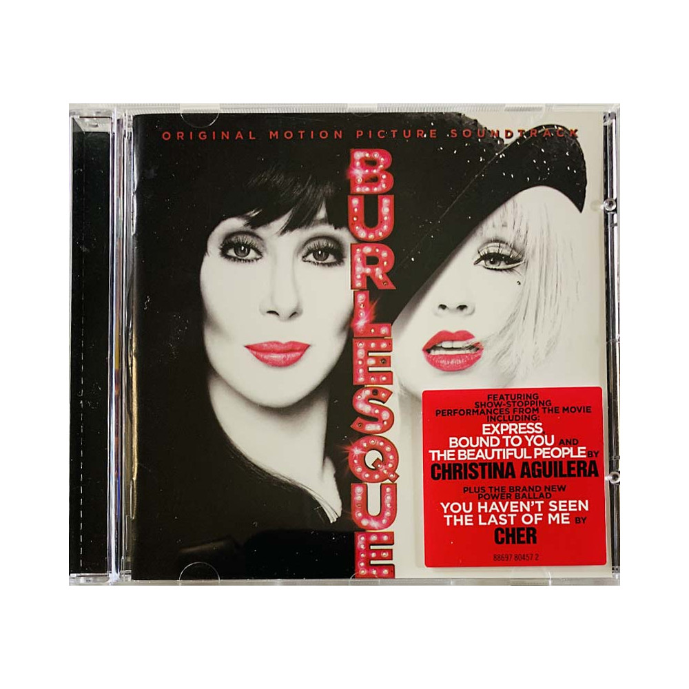 Christina Aguilera & Cher CD Burlesque (Original Soundtrack)  kansi EX levy EX Käytetty CD