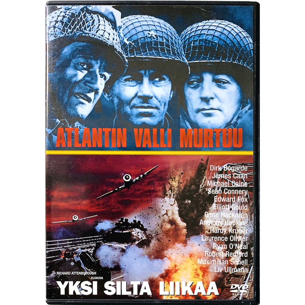 DVD - Elokuva 1962/1977  Atlantin valli murtuu / Yksi silta liikaa 2DVD DVD Begagnat