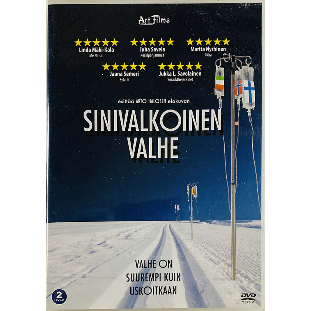 DVD - Elokuva DVD Sinivalkoinen valhe  kansi EX levy EX Käytetty DVD