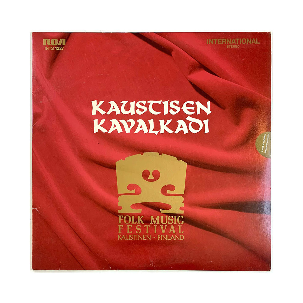 Kaustisen Kavalkadi LP Folk Music Festival Kaustinen Finland  kansi EX levy EX Käytetty LP