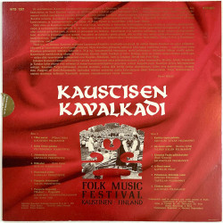 Kaustisen Kavalkadi LP Folk Music Festival Kaustinen Finland  kansi EX levy EX Käytetty LP