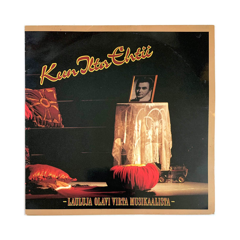 Campanello, Seinäjoen Orkesteri, Ari Rasilainen LP Kun ilta ehtii, lauluja Olavi Virta musikaalista  kansi VG+ levy EX Käytetty 