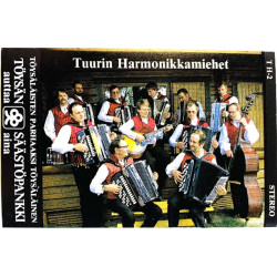 Tuurin Harmonikkamiehet Musiikkikasetti johtaa Pertti Ylä-Tulijoki  kansi EX levy EX käytetty kasetti