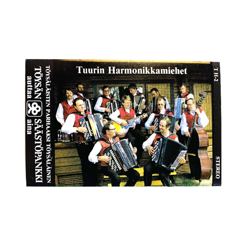 Tuurin Harmonikkamiehet Musiikkikasetti johtaa Pertti Ylä-Tulijoki  kansi EX levy EX käytetty kasetti