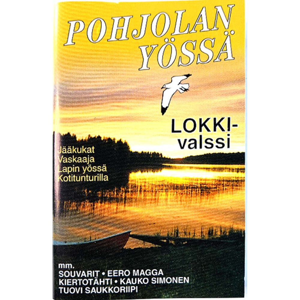 Souvarit, Eero Magga, Kauko Simonen ym. Musiikkikasetti Pohjolan yössä  kansi EX levy EX käytetty kasetti