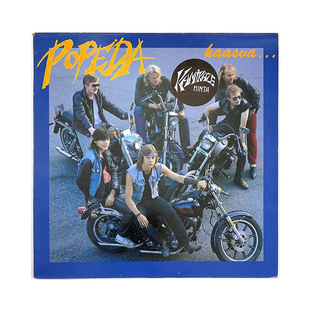 Popeda vinyl LP Kaasua...  kansi EX levy EX Käytetty LP