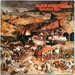 Black Sabbath 1977 NEL 6009 Greatest Hits Begagnat LP