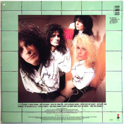 Mötley Crüe vinyl LP Dr. Feelgood  kansi EX levy EX- Käytetty LP