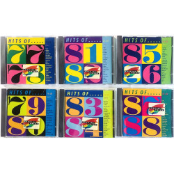 yli 200 rock ja pop hittiä eri vuosikymmeniltä 1992 515001-2...515013-2 Hits of.....1965 - 1990 13CD CD Begagnat