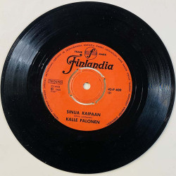 Palonen Kalle vinyl single Pienet kuukivat kummut / Sinua kaipaan  kansi Ei kuvakantta levy VG käytetty vinyylisingle