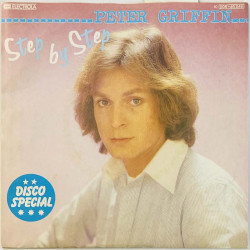 Griffin Peter vinyl single Step By Step / Devil’s Reception  kansi EX levy EX käytetty vinyylisingle PS