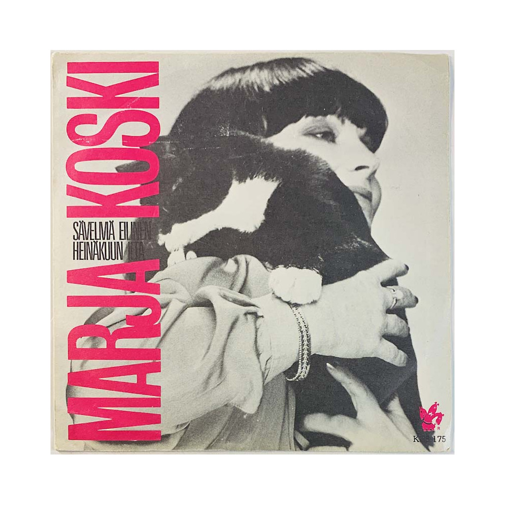 Koski Marja vinyl single Sävelmä eilinen / Heinäkuun ilta  kansi VG+ levy EX käytetty vinyylisingle PS