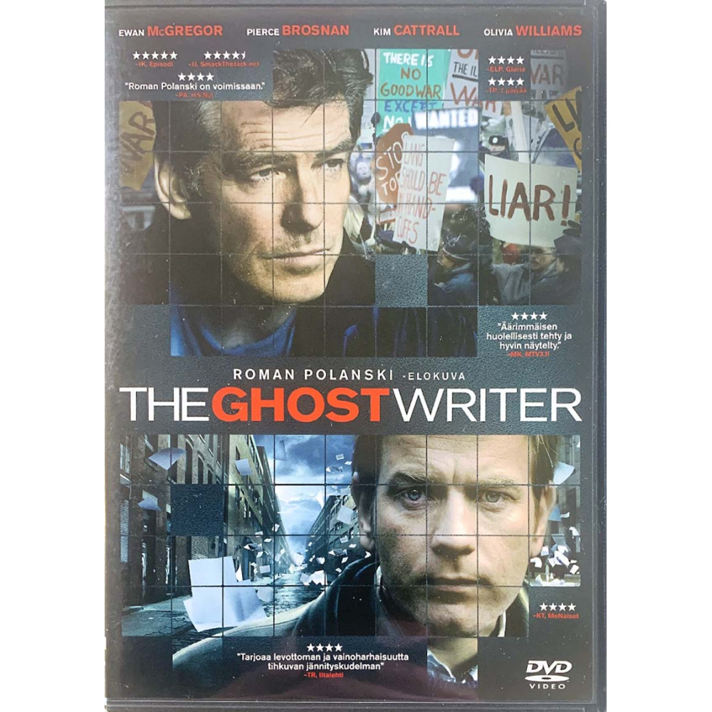 DVD - Elokuva DVD Ghost Writer  kansi EX levy VG+ Käytetty DVD