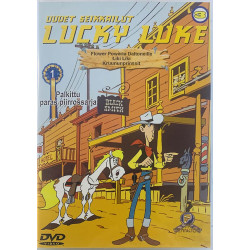 DVD - Elokuva DVD Lucky Luke uudet seikkailut - osa 3  kansi EX levy EX- Käytetty DVD
