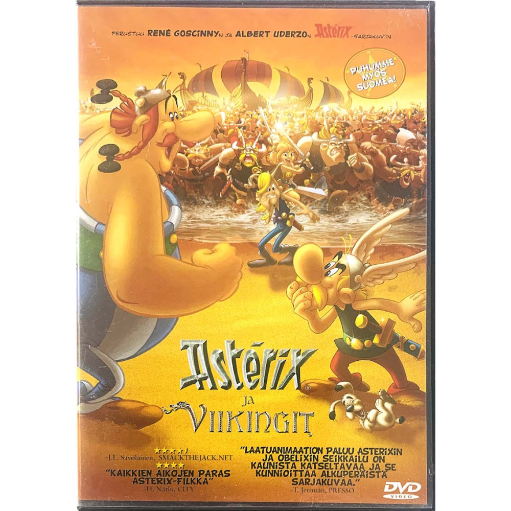 DVD - Elokuva DVD Asterix ja Viikingit  kansi EX levy VG+ Käytetty DVD