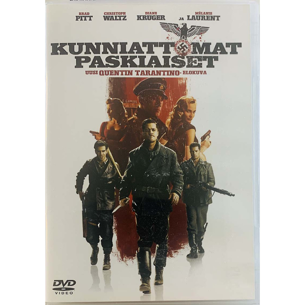 DVD - Elokuva DVD Kunniattomat paskiaiset  kansi EX levy EX Käytetty DVD