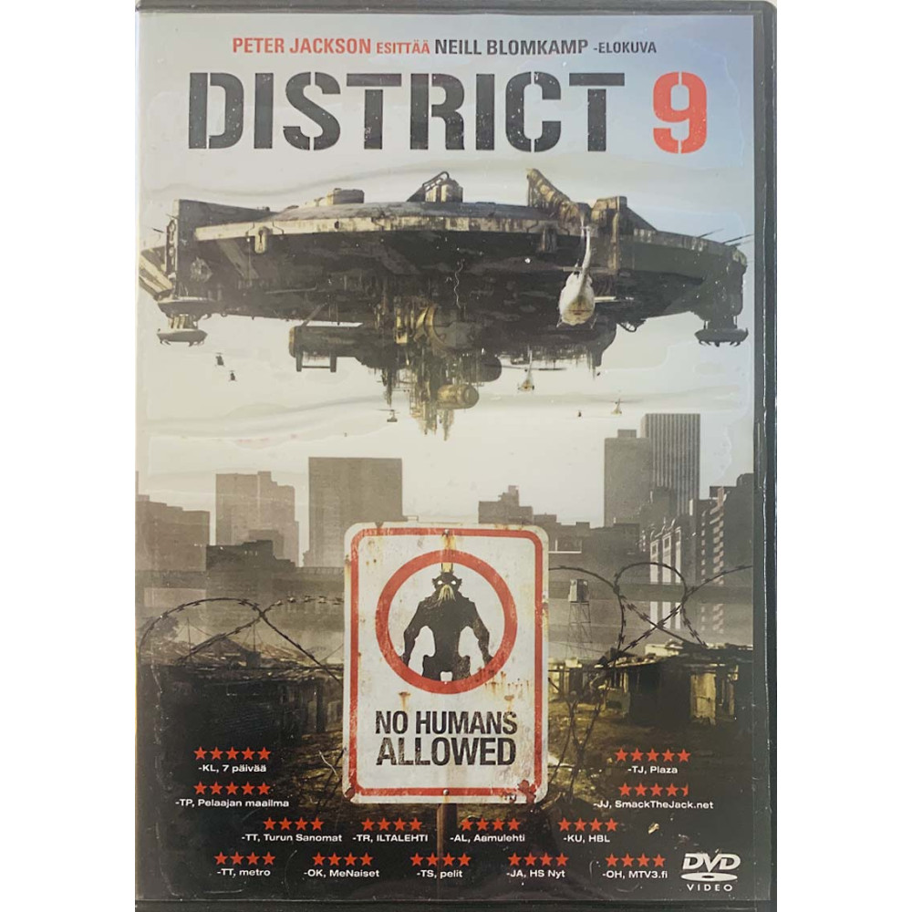 DVD - Elokuva DVD District 9  kansi EX- levy EX Käytetty DVD