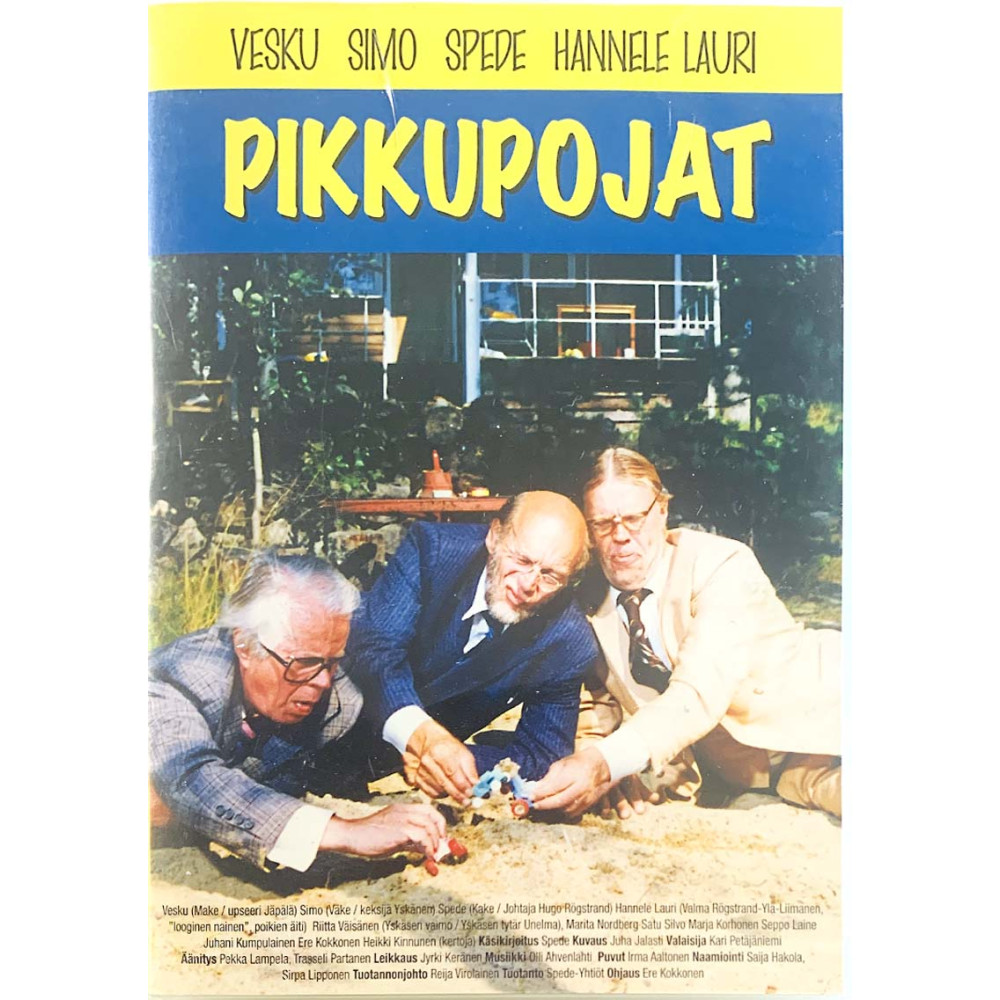 DVD - Elokuva DVD Pikkupojat, Vesku Simo Spede  kansi EX- levy EX Käytetty DVD