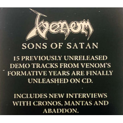 Venom CD Sons of satan, rare and unreleased  CD