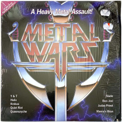 Y&T, Krokus, Quiet Riot, Judas Priest ym. 1985 TU 1750 Metal Wars Begagnat LP