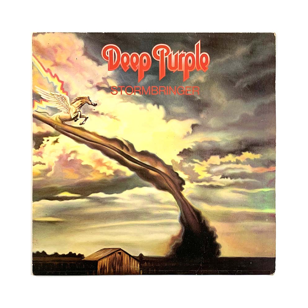 Deep Purple vinyl LP Stormbringer  kansi VG- levy EX- Käytetty LP