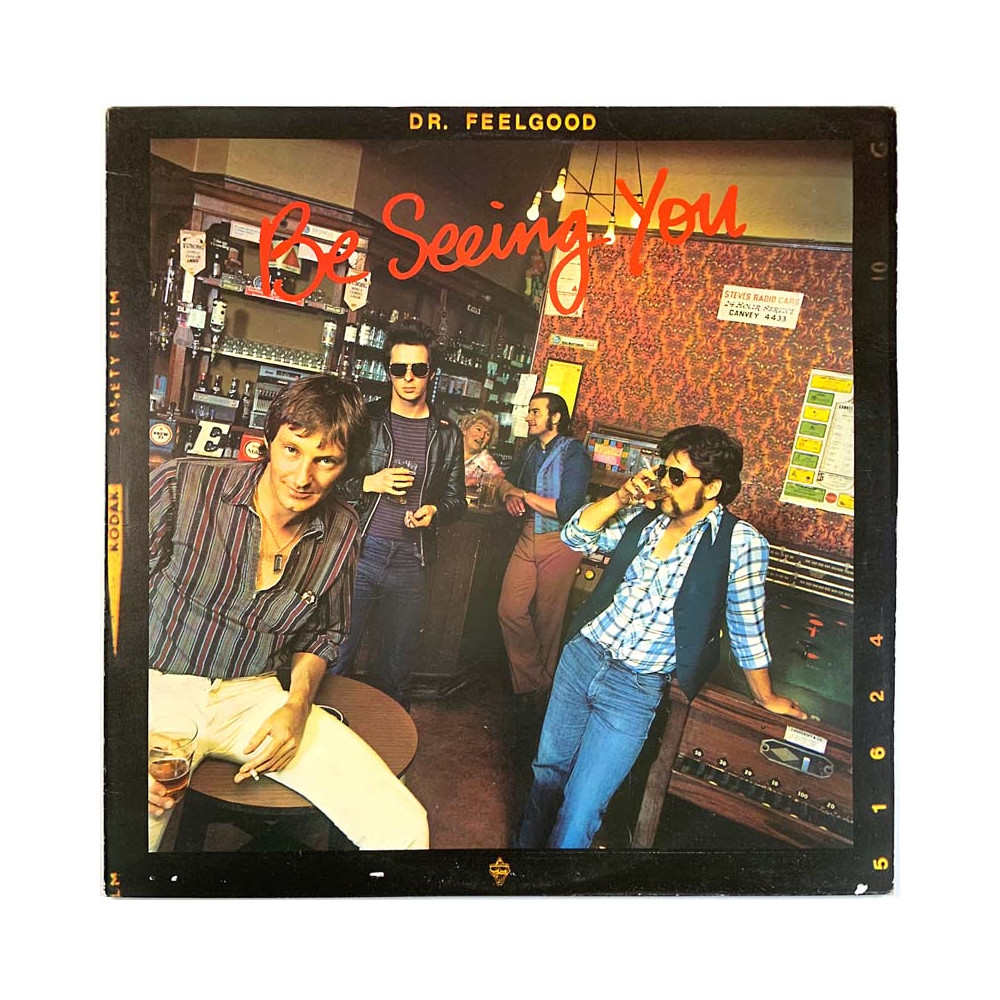 Dr. Feelgood vinyl LP Be Seeing You  kansi EX- levy EX Käytetty LP