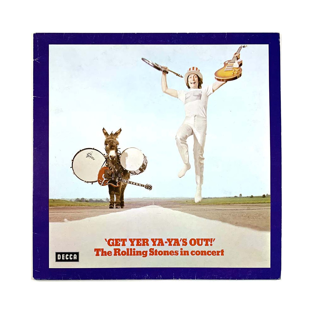 Rolling Stones vinyl LP Get Yer Ya-Ya's Out!  kansi EX- levy EX Käytetty LP