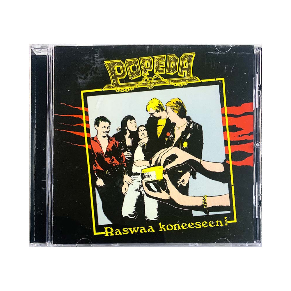 Popeda CD Raswaa koneeseen!  kansi EX levy EX Käytetty CD
