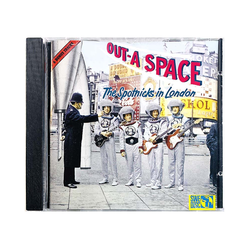 Spotnicks 1960/1962 SWECD 404 Out-A Space, The Spotnicks in London CD Begagnat