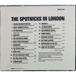 Spotnicks 1960/1962 SWECD 404 Out-A Space, The Spotnicks in London CD Begagnat