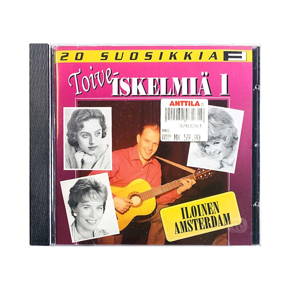 Pärre Förars, Seija Eskola, Ritva Simuna ym. CD 20 suosikkia - Toiveiskelmiä 1 Iloinen Amsterdam  kansi VG+ levy EX Käytetty CD