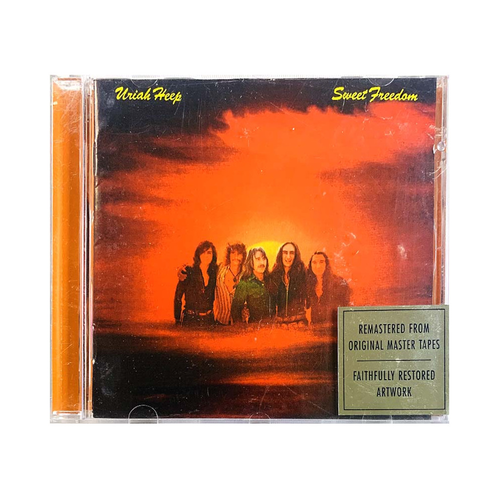 Uriah Heep CD Sweet freedom + 3 bonus tracks  kansi EX levy VG+ Käytetty CD