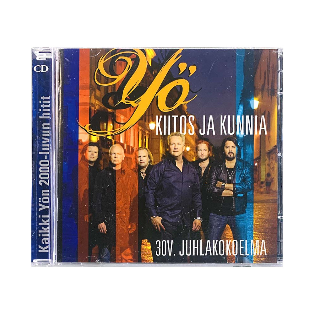 Yö CD Kiitos ja kunnia 30v. juhlakokoelma 2CD  kansi EX levy EX Käytetty CD