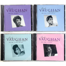 Vaughan Sarah CD Young Sassy 4CD  kansi EX levy EX Käytetty CD