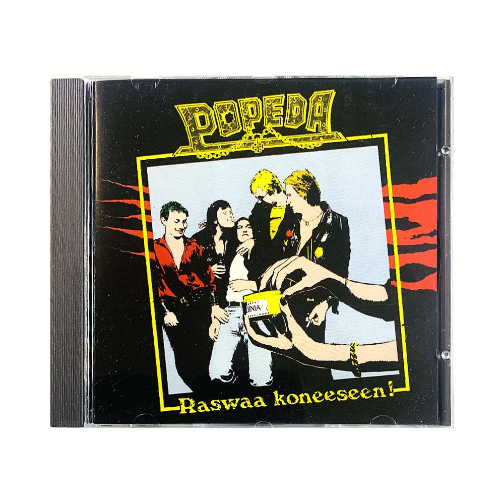 Popeda CD Raswaa koneeseen!  kansi EX levy EX Käytetty CD