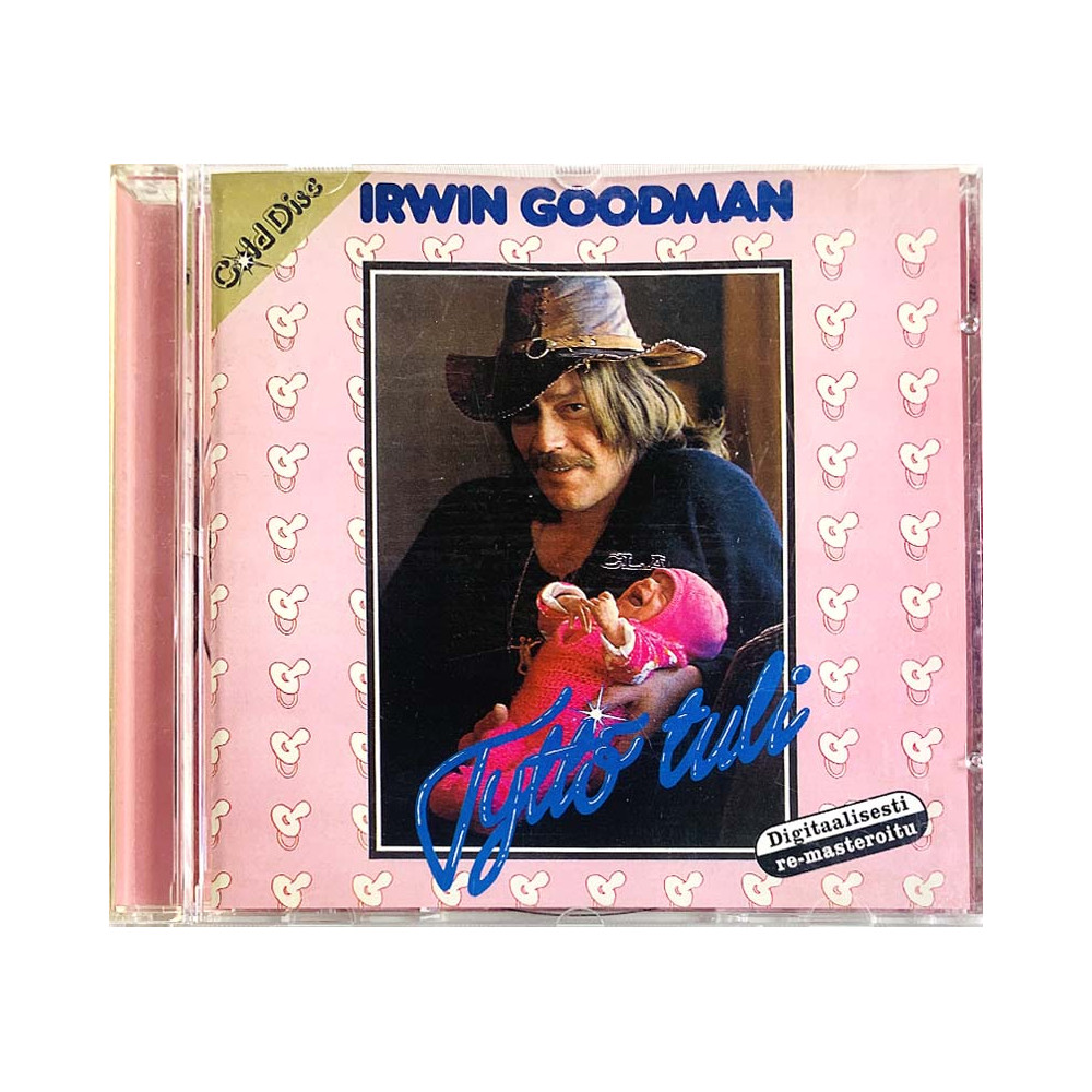 Irwin Goodman CD Tyttö tuli  kansi EX levy EX Käytetty CD