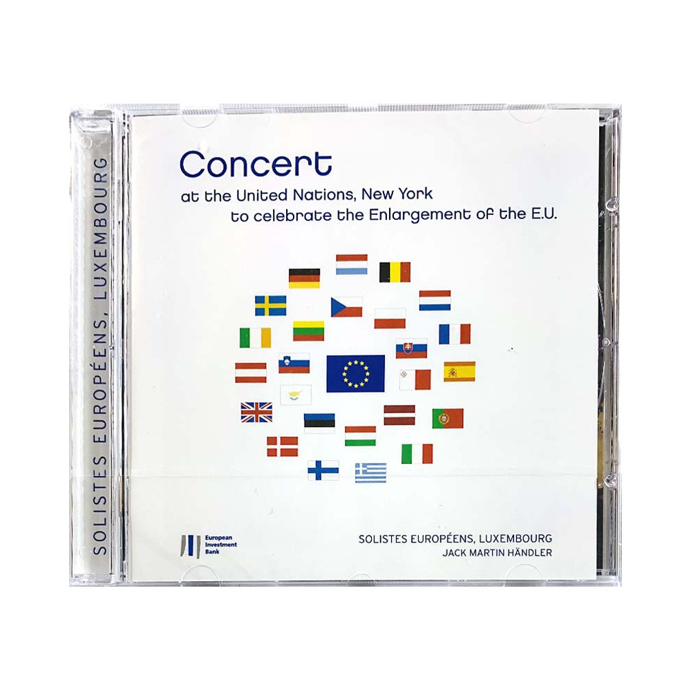 Solistes Européens Luxembourg CD Concert at the United Nations, New York  kansi EX levy EX Käytetty CD