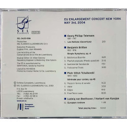 Solistes Européens Luxembourg CD Concert at the United Nations, New York  kansi EX levy EX Käytetty CD