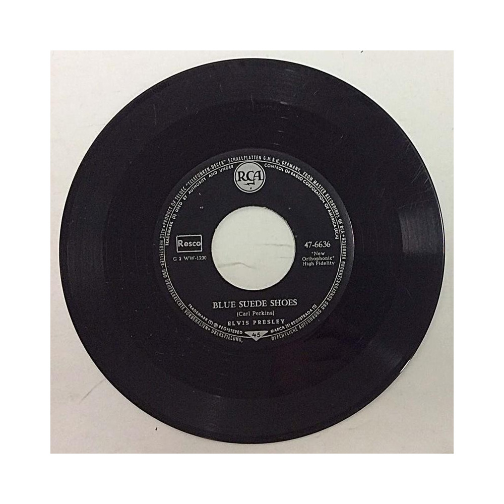 Elvis: Tutti Frutti / Blue Suede Shoes - second hand single