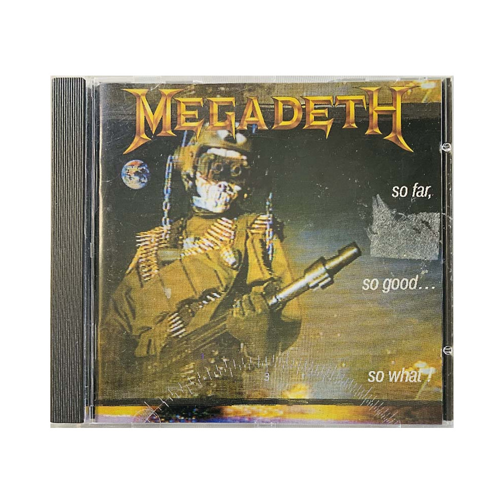 Megadeth CD So far, so good... so what!  kansi EX levy VG- Käytetty CD