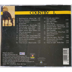 Jordanaires, Glen Campbell, Patsy Cline ym. CD Country 1  kansi EX levy EX Käytetty CD